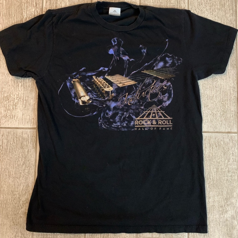 Super rad rock n roll hall of fame inductee t shirt 1980-2016